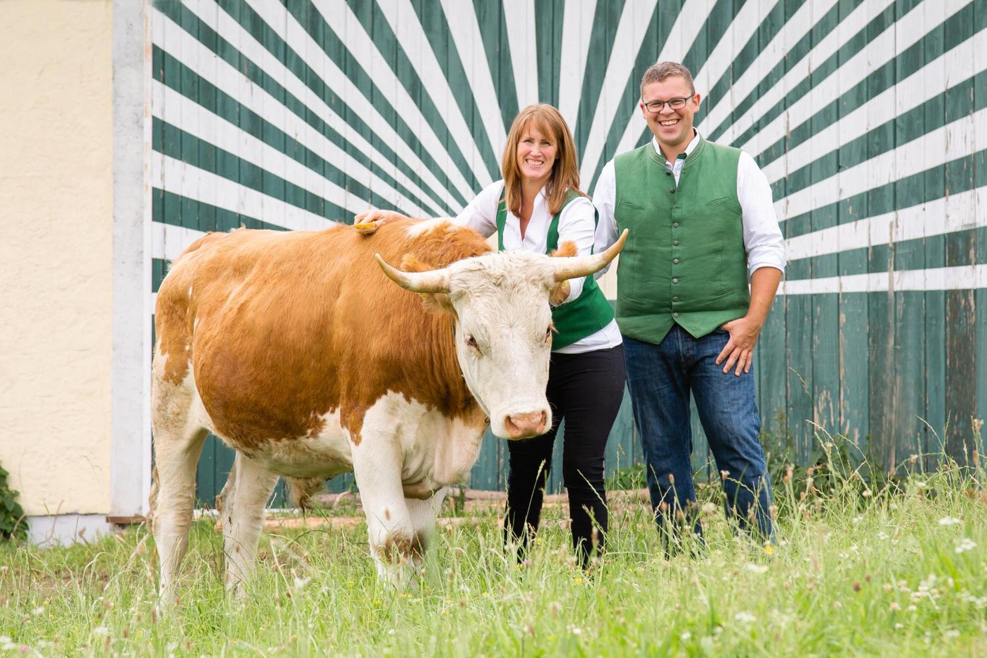 Ferienwohnung Am Bio-Bauernhof Obertrum am See Esterno foto